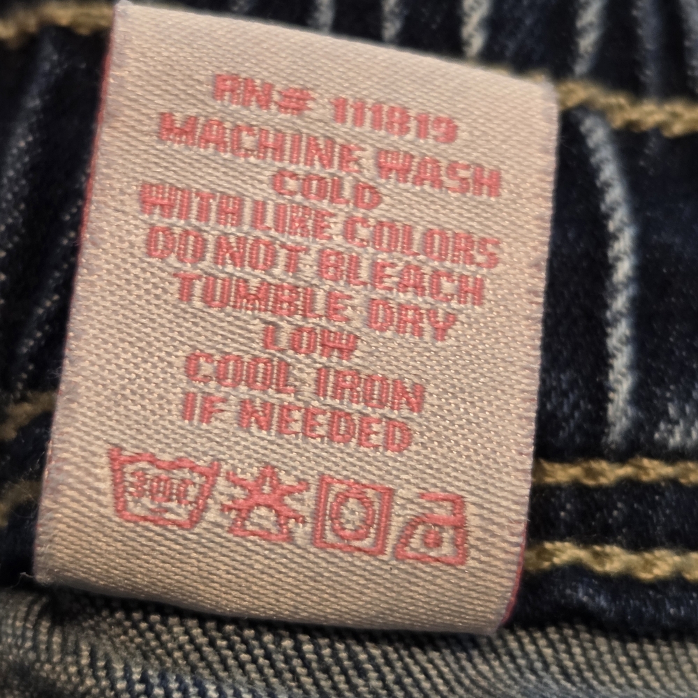 Elite Jeans Womens Cargo Size 7 Acid Wash Baggy Deep Pockets Drawstrings Retro - Picture 8 of 10